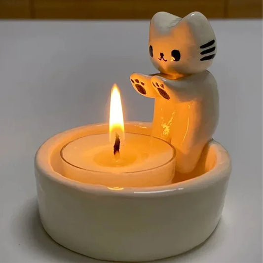Kitten Candle Holder