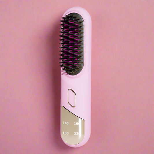 Wet & Dry Cordless Hair Straightener Brush