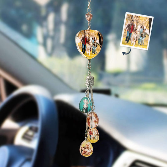 Personalized Photo Crystal Charm