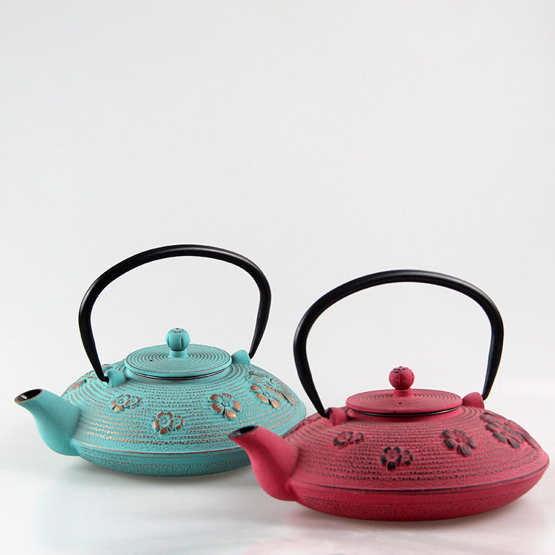 Vibrant Cast Iron Teapots