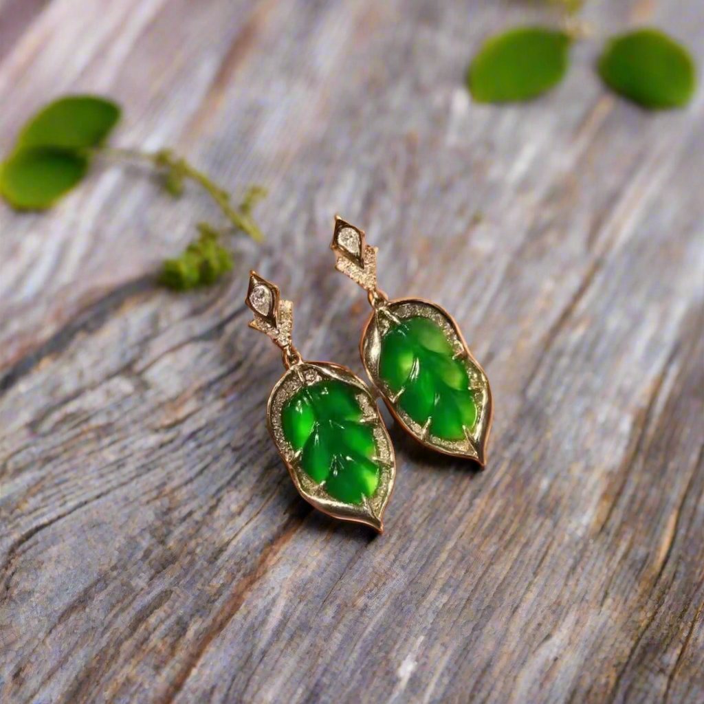 copper-emerald-earrings